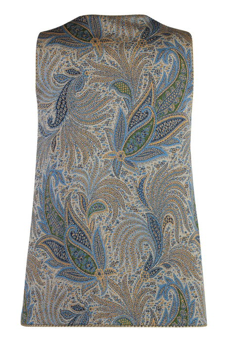 ETRO Single-Breasted Paisley Vest for Women