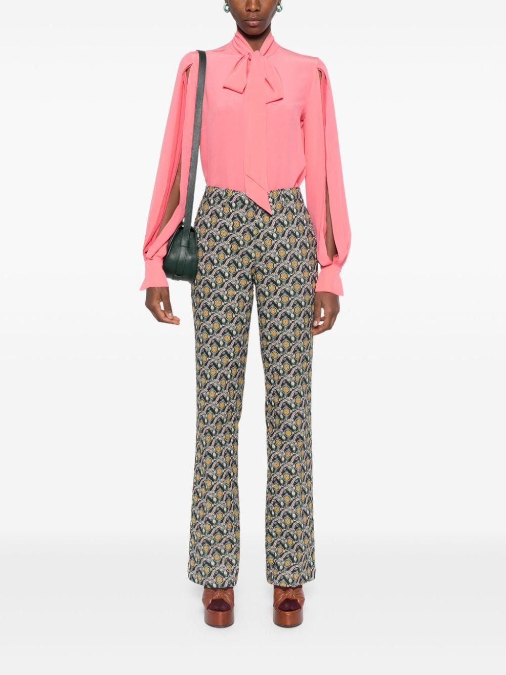 ETRO Floral Print High-Waisted Pants for Women