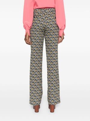 ETRO Floral Print High-Waisted Pants for Women