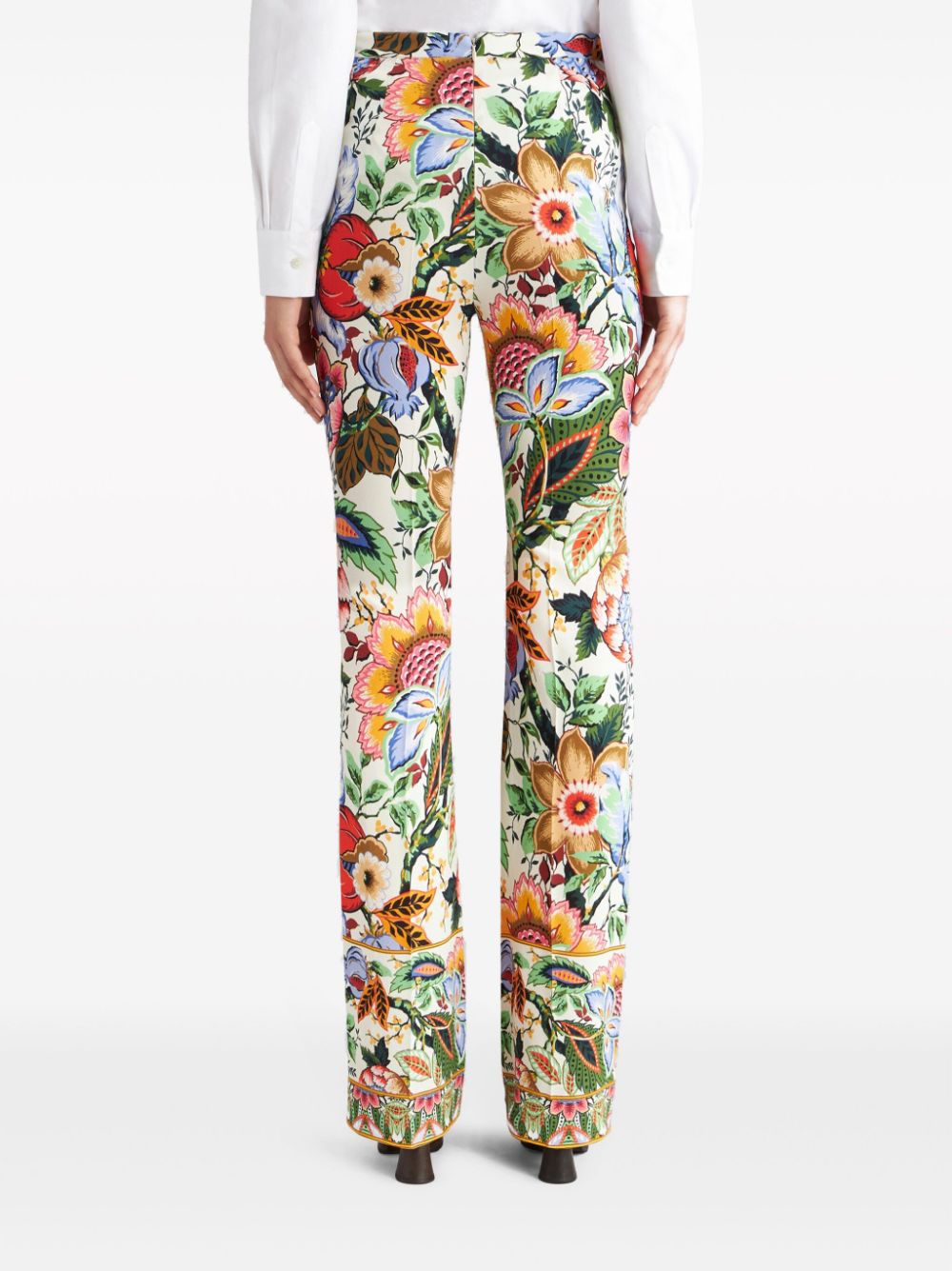 ETRO Multicolor Straight Pants for Women - 24SS season