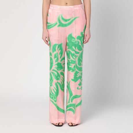 ETRO Wide Printed Trousers - Stylish Fit