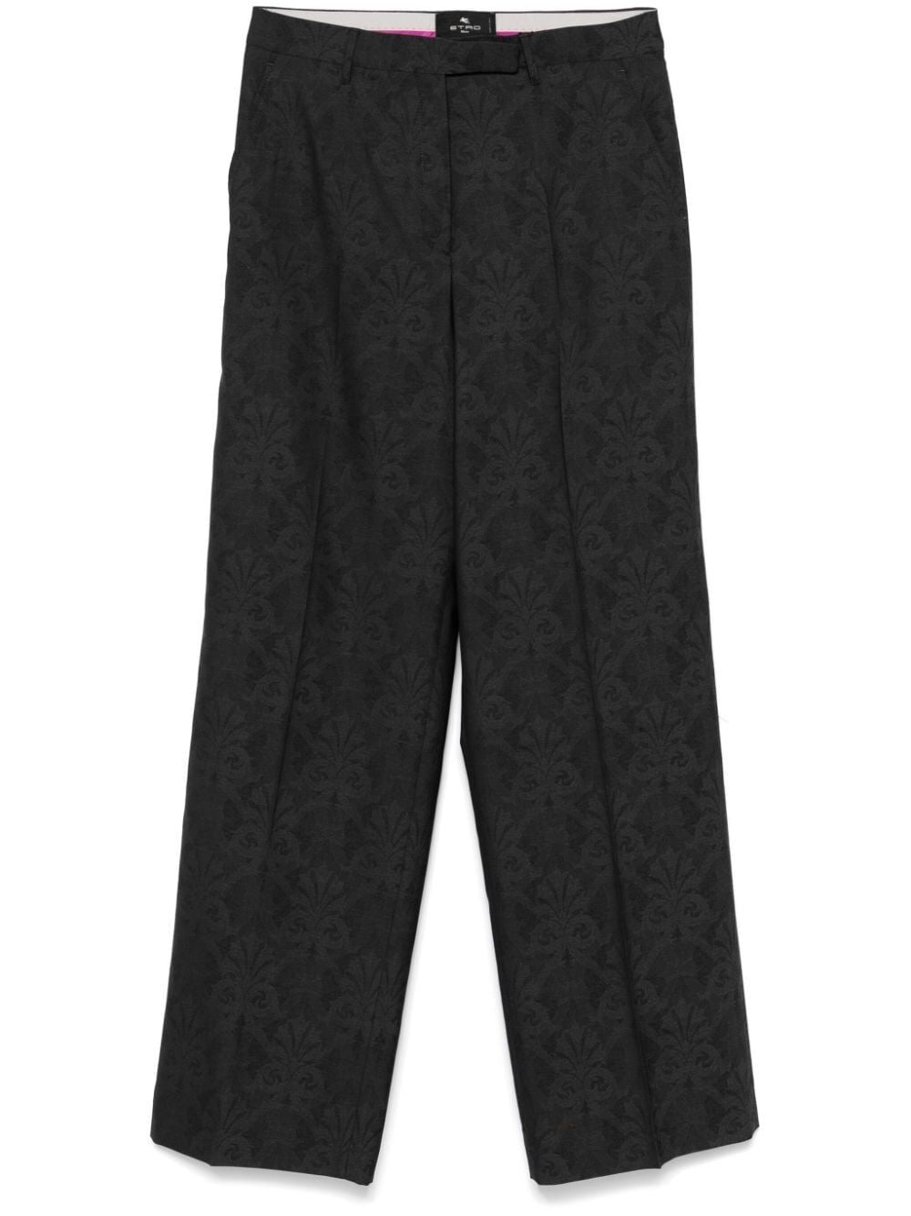 ETRO Patterned-Jacquard Trousers for Women