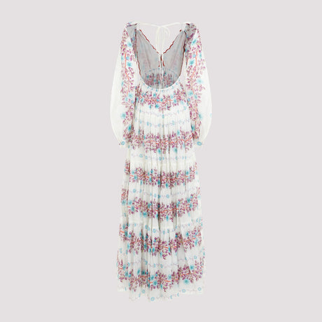 ETRO White Cotton Long Dress for Women - SS24 Collection