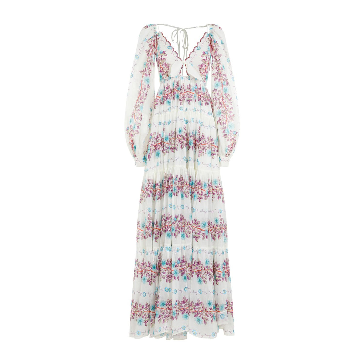 ETRO White Cotton Long Dress for Women - SS24 Collection