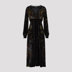 ETRO Luxurious Velvet Midi Dress for Women