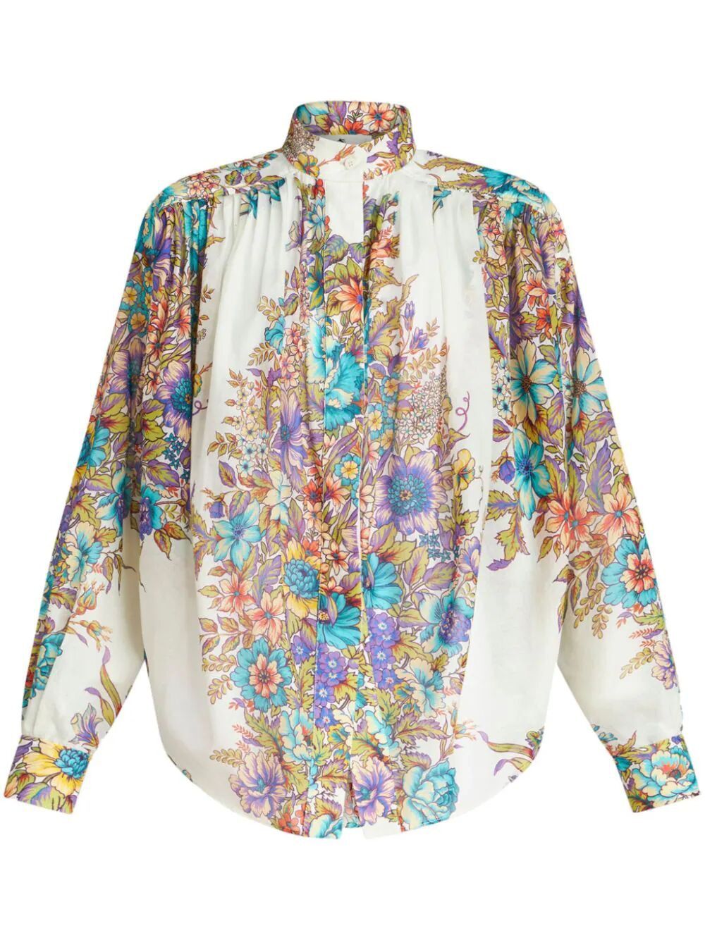 ETRO Floral Print Cotton Blouse for Women - SS24 Collection