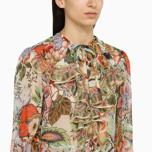 ETRO Multicoloured Silk Shirt for Women - SS24 Collection