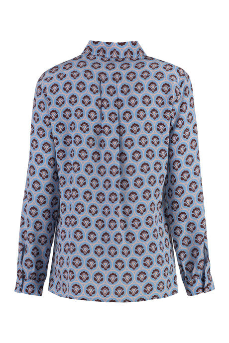 ETRO Multicolor Printed Silk Shirt for Women- SS24