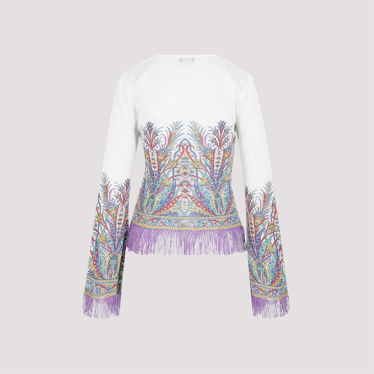 ETRO Simple White Viscose Top - SS24 Collection for Women