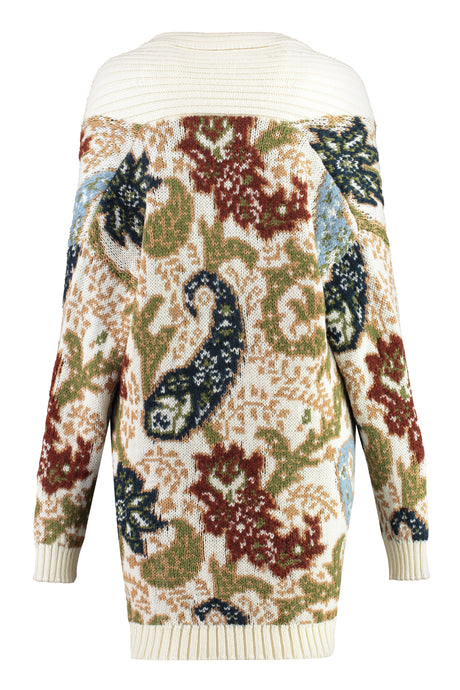 ETRO Oversized Knit Cardigan with Pockets