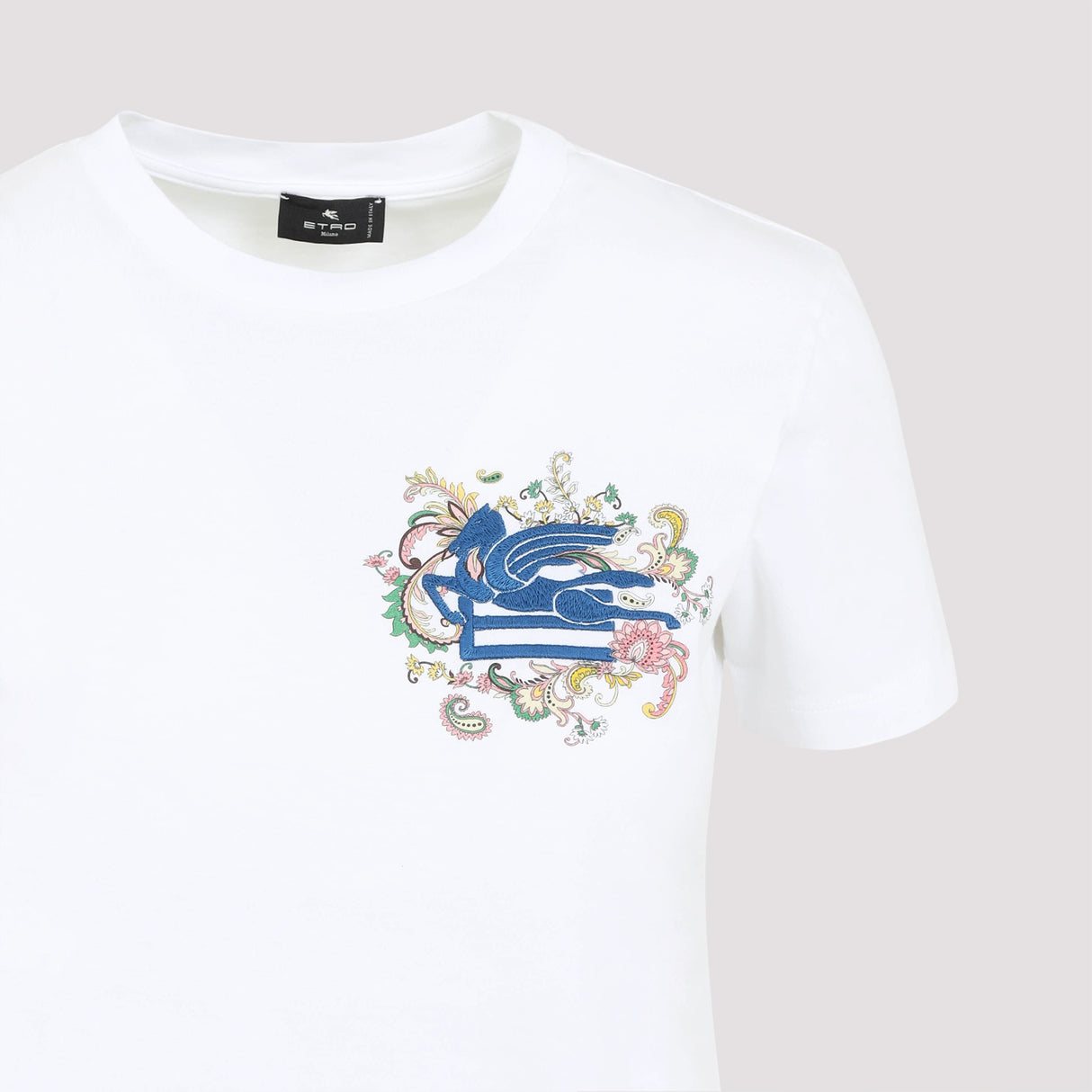 ETRO Women's Pegasus Logo Mini Tee