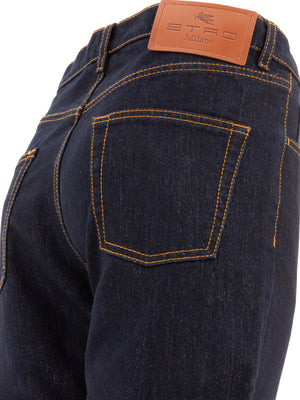 ETRO High Rise Straight-Leg Jeans for Women