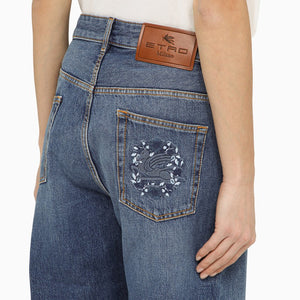 ETRO Low-Waisted Baggy Jeans for Women