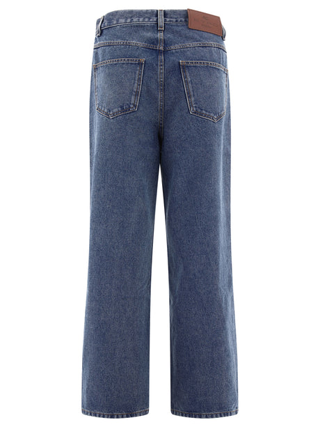 ETRO High-Rise Wide-Leg Cropped Jeans