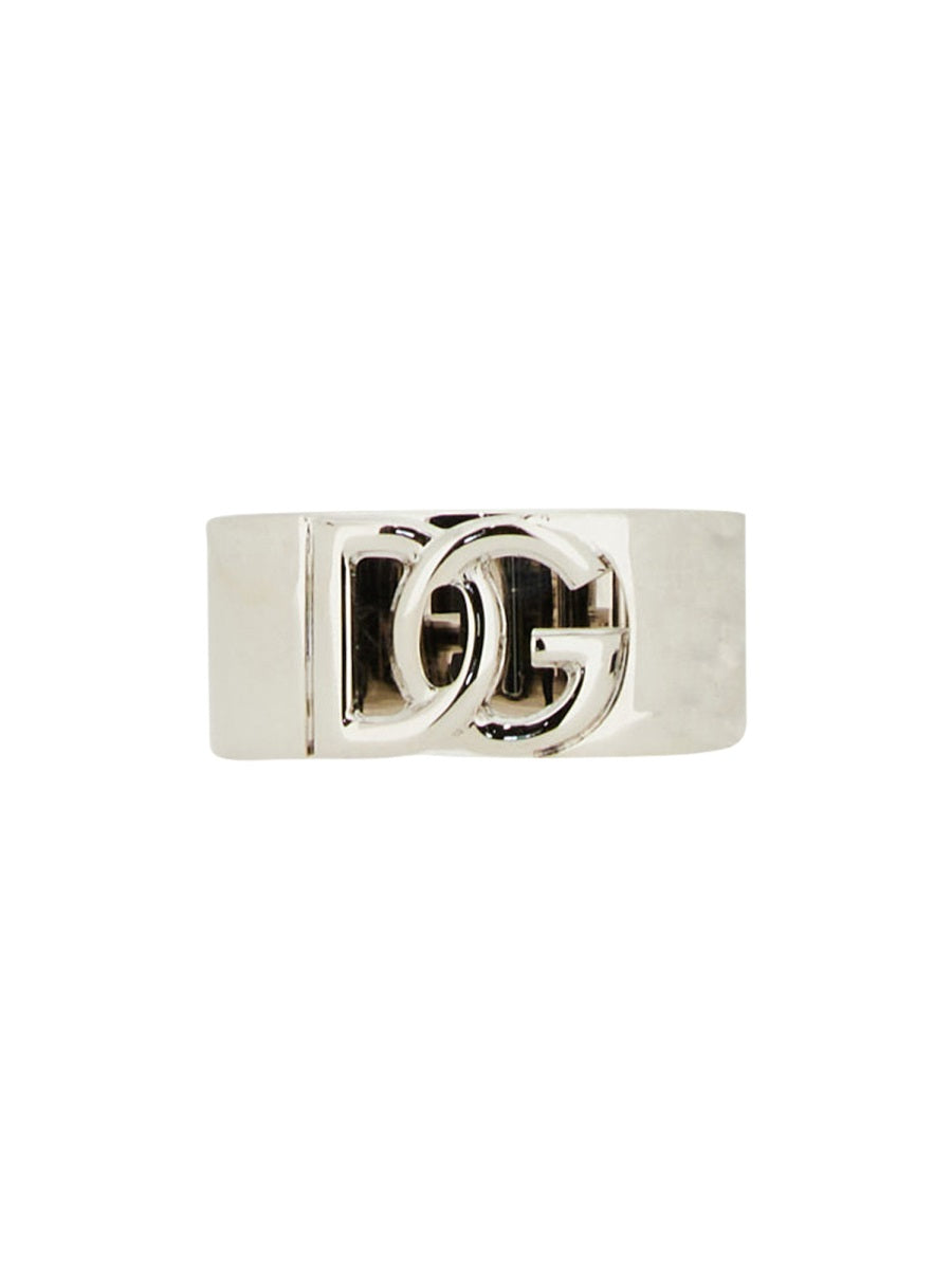 DOLCE & GABBANA Cut-Out Logo Ring for Men