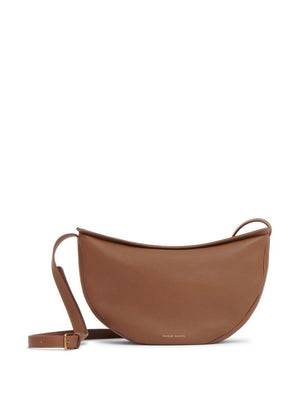 MANSUR GAVRIEL Tan Crossbody Bag for Women - Italian Leather with Canvas Lining