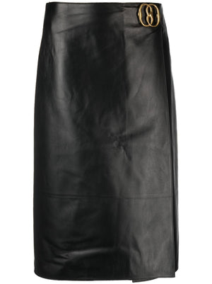 BALLY Black Mid Skirt - 23FW Collection for Women