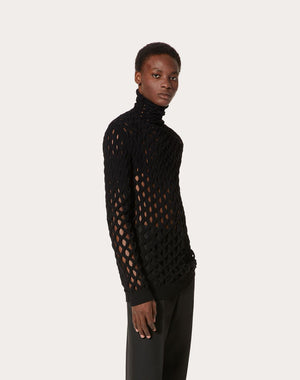 VALENTINO Men's Black Sweater for Fall/Winter 2024