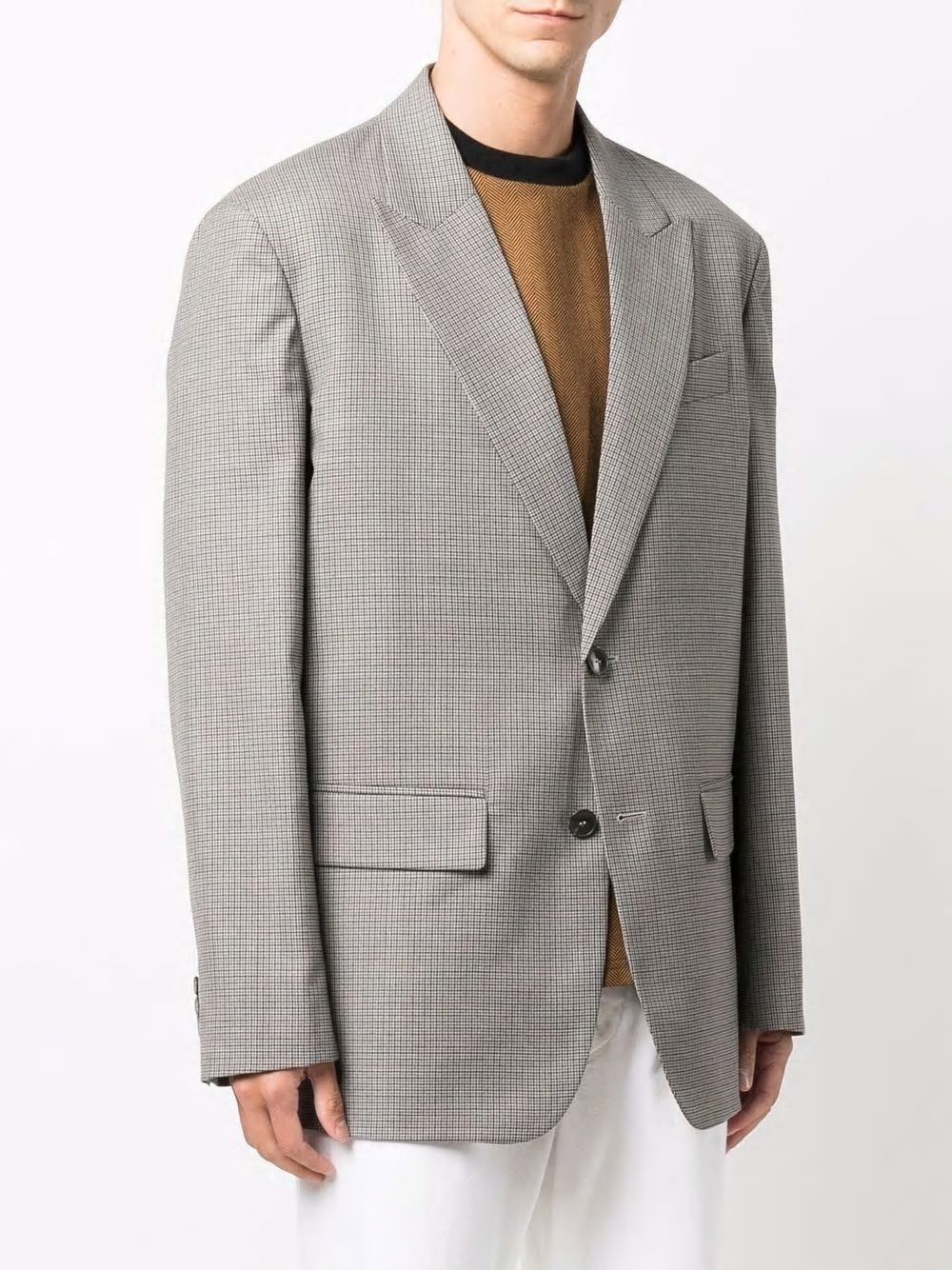 VALENTINO Men's Grey Wool Jacket - FW21