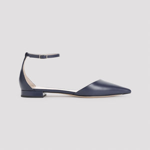 GIORGIO ARMANI Elegant Blue Ballerina Flats