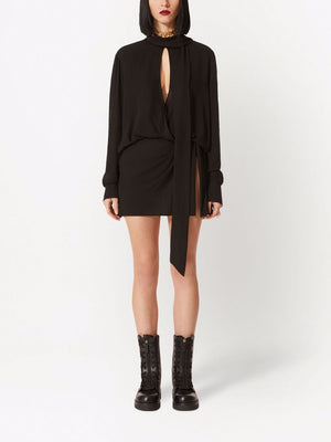 VALENTINO Elegant and Effortless Silk Shirt Dress for Women - SS22 Collection