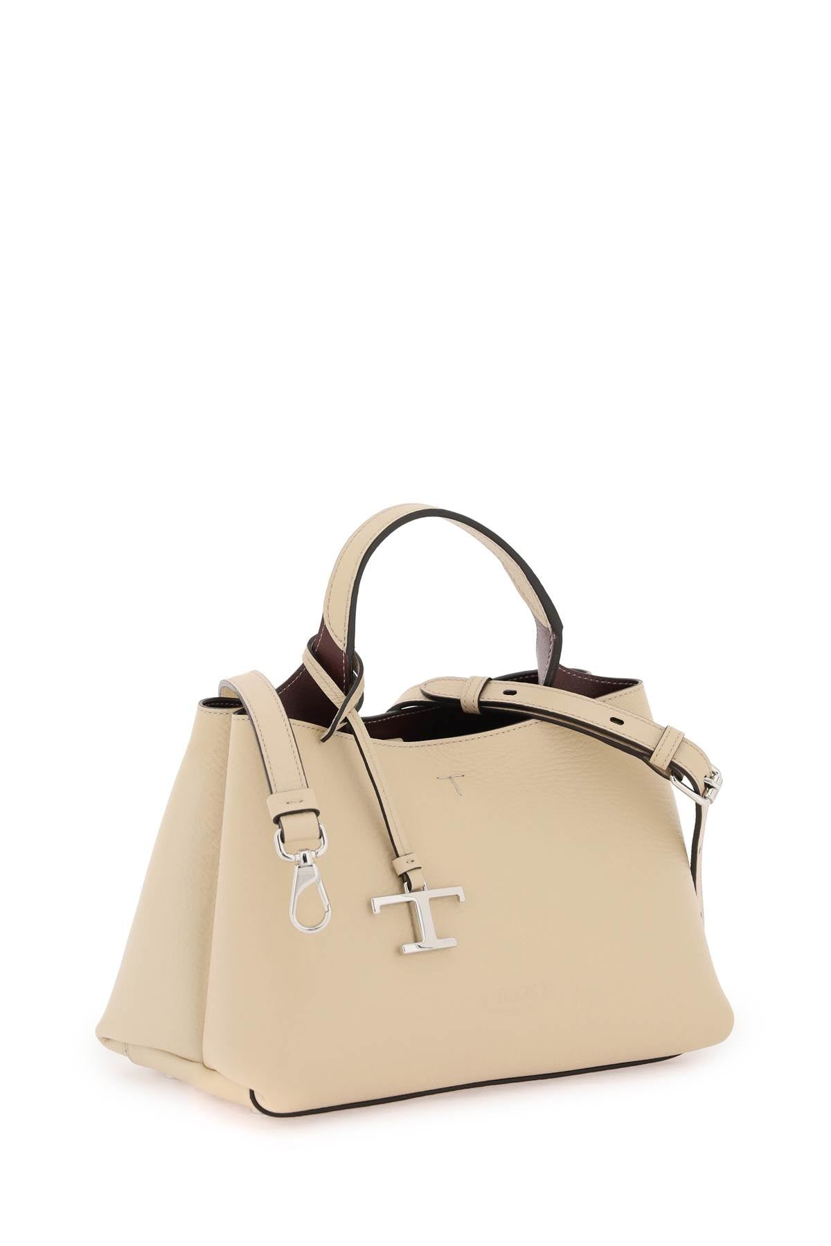 TOD'S Timeless Leather Handbag in Crisp White - Perfect for the SS24 Season