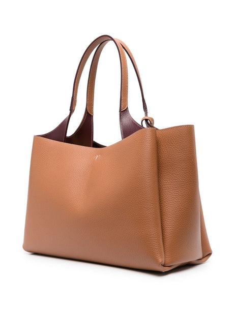 TOD'S Timeless Medium Leather Tote Handbag