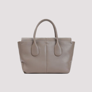 TOD'S Luxury Gray Leather Handbag for the Fashion-Forward Woman