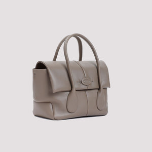 TOD'S Luxury Gray Leather Handbag for the Fashion-Forward Woman