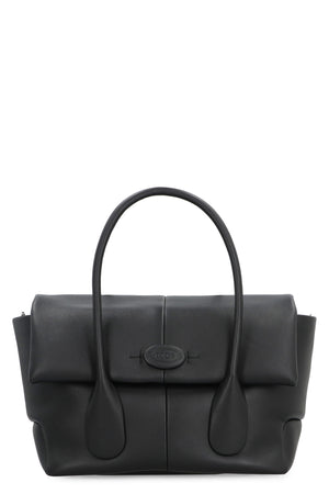 TOD'S New Arrival: Elegant Black Leather Reversible Handbag for Women