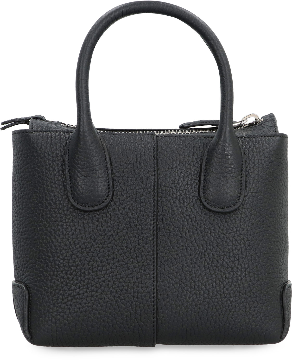 TOD'S Trendy Black Calfskin Tote Handbag - FW23 Collection for Women