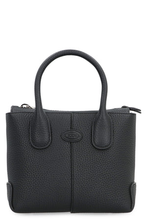 TOD'S Trendy Black Calfskin Tote Handbag - FW23 Collection for Women