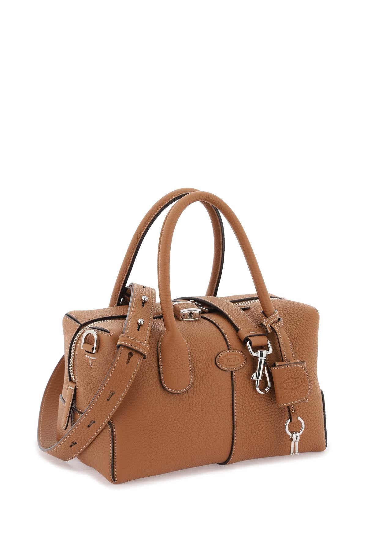 TOD'S Stylish Brown Leather Bauletto Handbag for Women