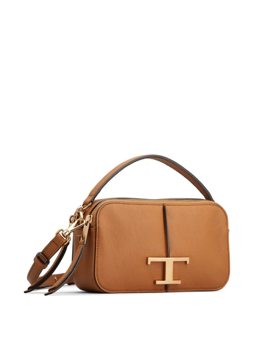TOD'S Mini Timeless Brown Leather Crossbody Bag for Women