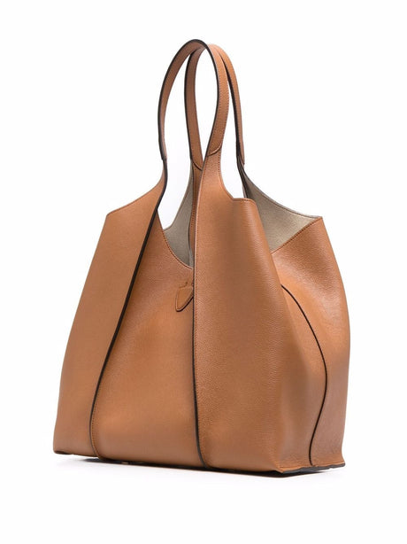 TOD'S Timeless Medium Leather Tote Handbag