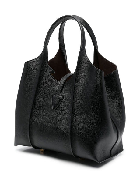 TOD'S Elegant Mini Timeless Tote in Black Leather