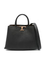 TOD'S Mini Leather Handbag with Elegant Gold Accents