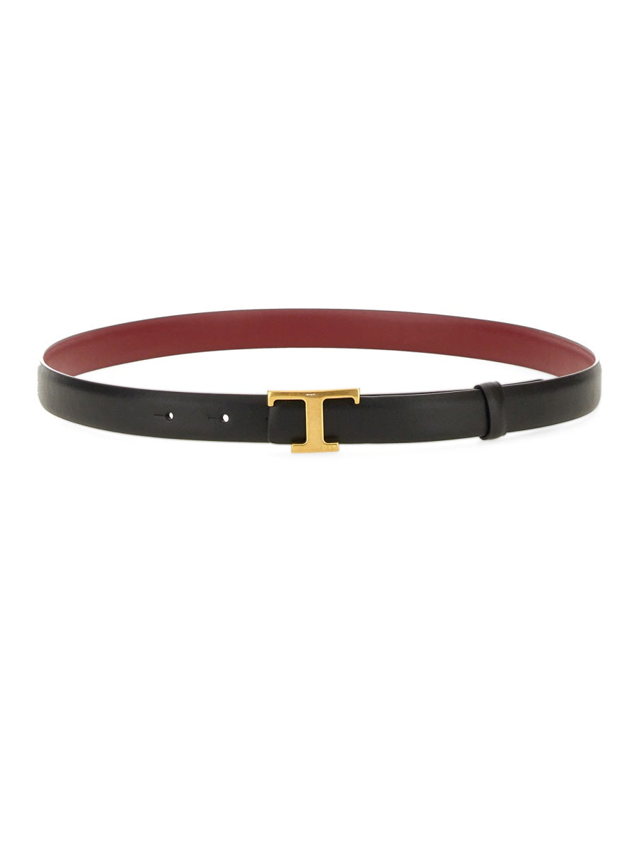 TOD'S Reversible Timeless Leather Belt for Women