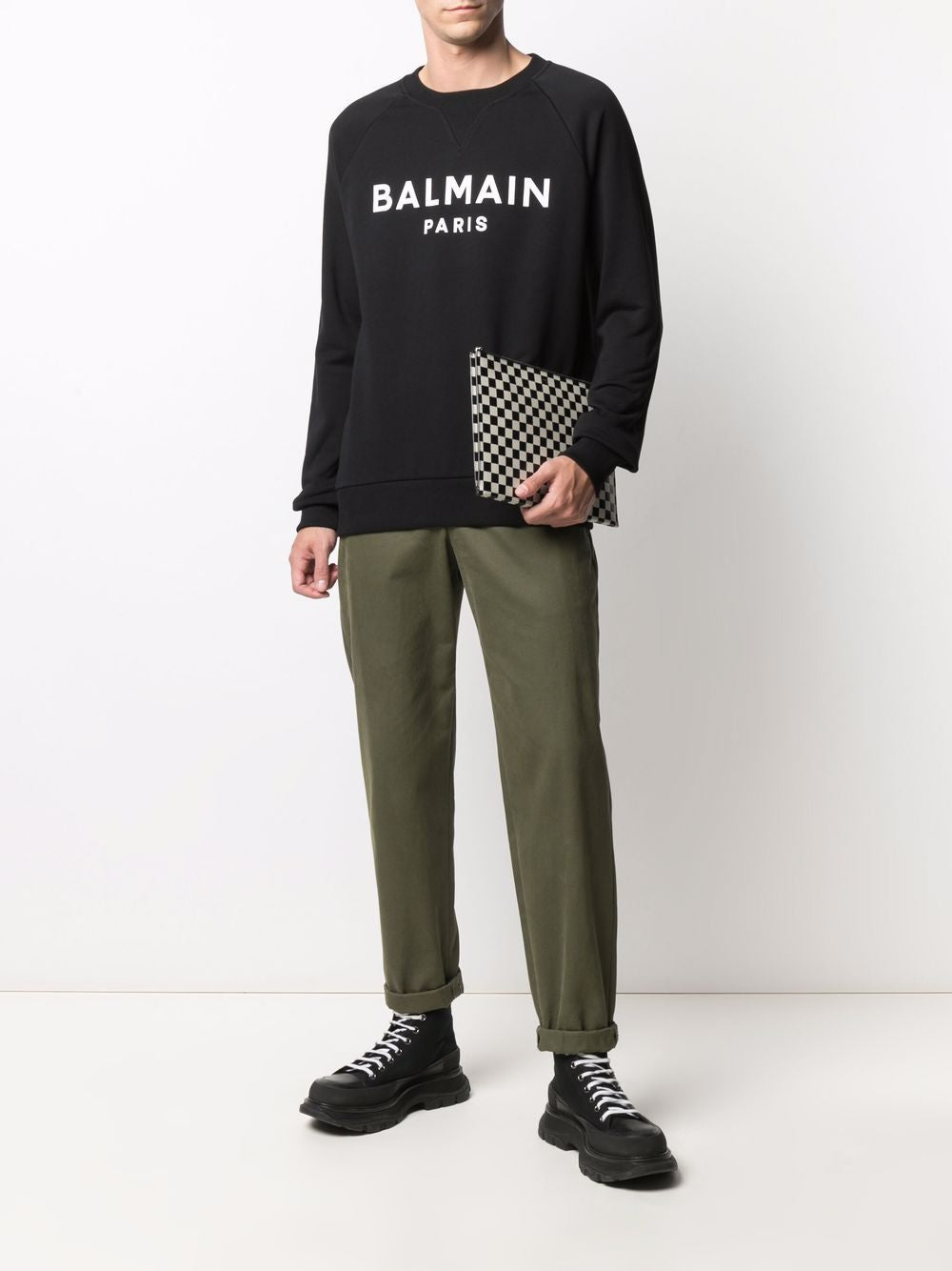 BALMAIN Printed Sweatshirt for Men in SS22 Season