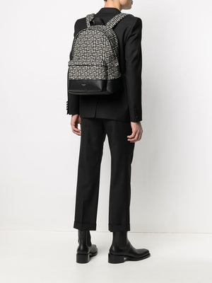 Balmain City Backpack SS22 - Ivory/Black (Men)