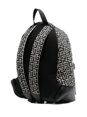 BALMAIN City Jacquard Monogra Backpack - SS22 Collection