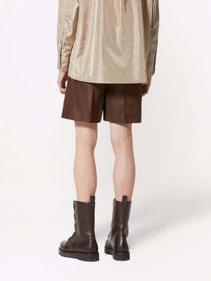 VALENTINO Luxurious Purple Silk Shorts for Men - SS22 Collection