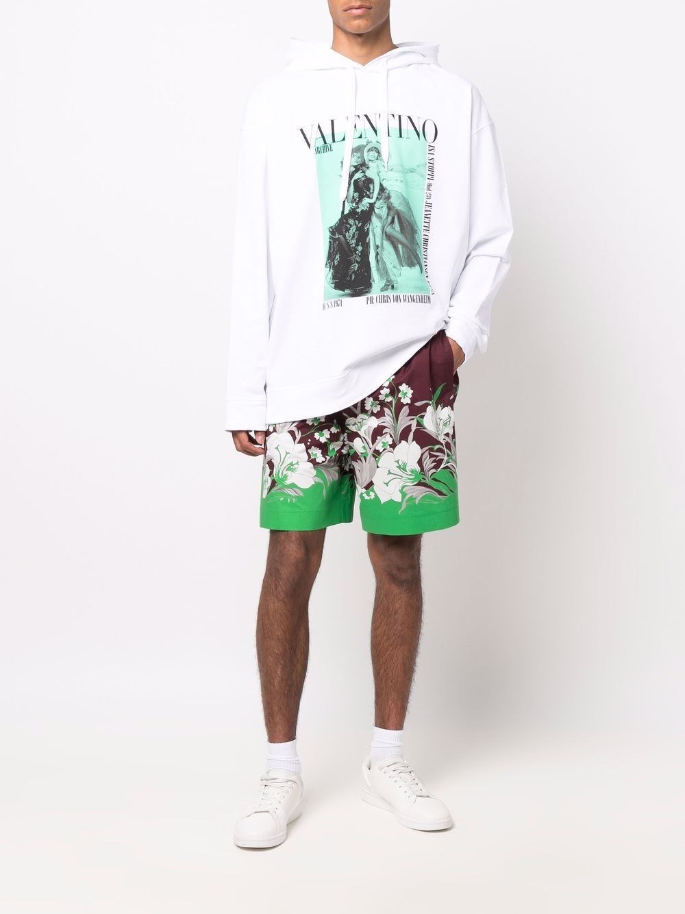 VALENTINO Quần short phong cách mùa hè