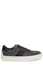 TOD'S Panelled Leather Sneakers for Men - Black