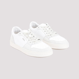 TOD'S Elegant Two-Tone Leather Sneakers