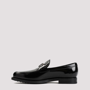 TOD'S Classic Black Leather Men's Loafers - SS24 Collection