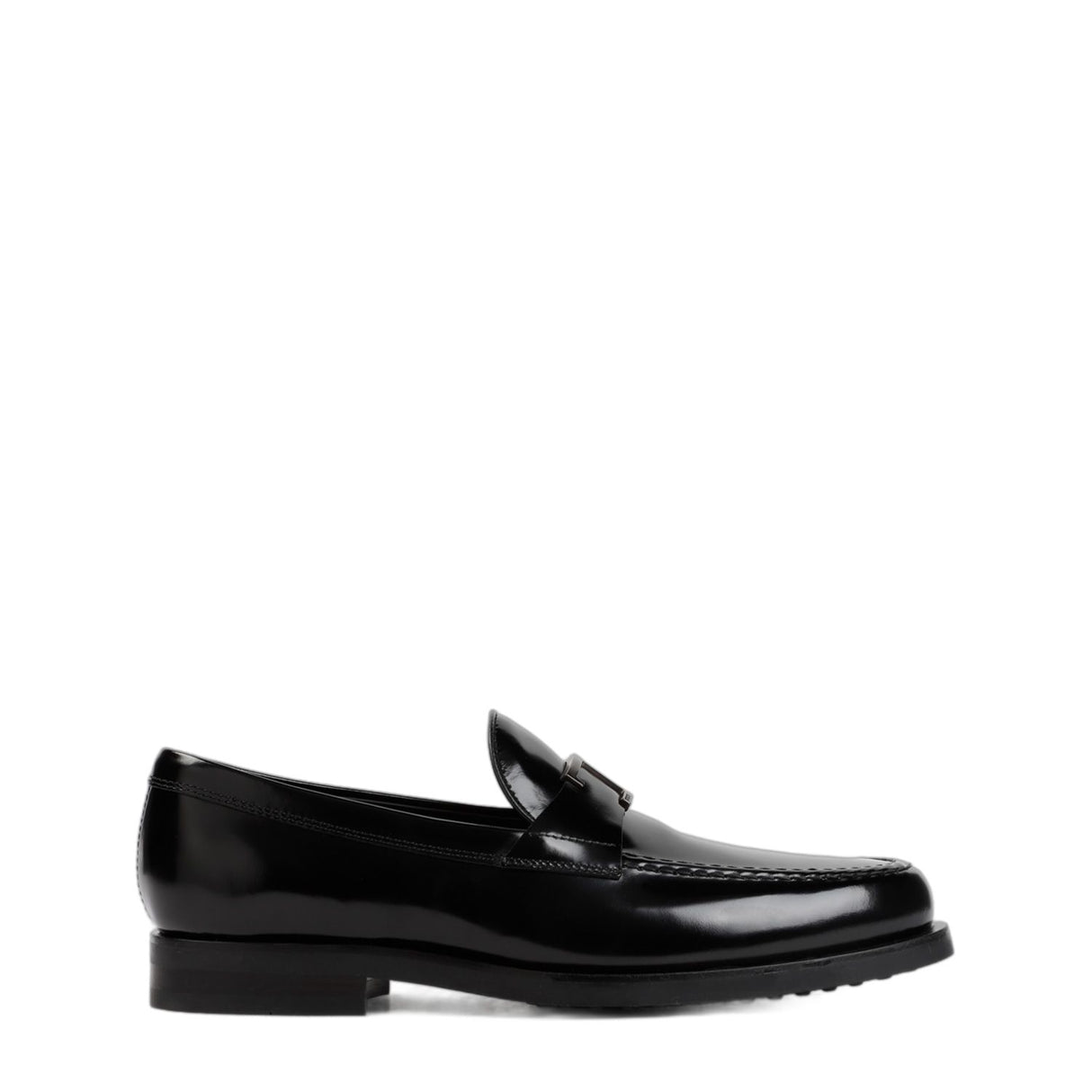 TOD'S Classic Black Leather Men's Loafers - SS24 Collection