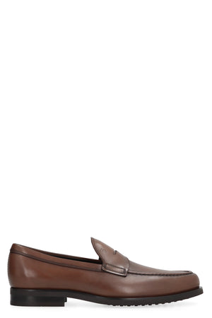 TOD'S Classic Leather Penny Loafers