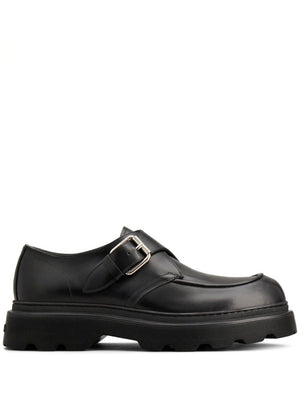 TOD'S Sleek Monk Strap Leather Moccasins