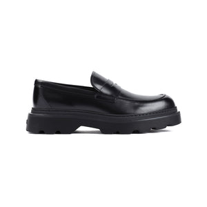 TOD'S Elegant Black Leather Loafers for Men